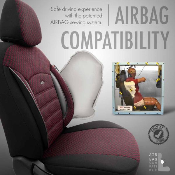 Auto Sitzbezug Set Universal Vorne und Hinten Komfortabel Komplett Set